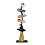 Halloween Glowing Witch Broom Home Outdoor Decoration Yard Props 5