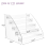 CD Holder 5 Tier, Clear CD Organizers, CD Display Rack Holds Up to 30 6
