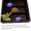 Caja de té de madera con 9 compartimentos para bolsitas de té - color vino tinto 6