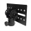 Rotatable 35mm Mount Tripod Pole DJ Speaker Stand Adapter Top Cap 5