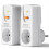 2pack 16A Gfci Leakage Protection Plug Rcd Socket Home EU Plug 5