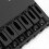 6 Saddle Bridge Tailpiece para guitarra elétrica (preto) 6