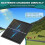 1W 4V Solar Cell Charger With Base For 2xAA Batteries Charging 6