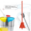 4Pcs Epoxy Mixing Stick Paint Stirring Rod Putty Cement Paint Mixer 6