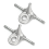 Roller Skate Triangle Trucks,Roller Skate Plate Double Action Trucks 5