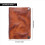 Handmade Wrinkle Wallet,Retro Leather Money Clips,Light Brown 5