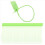 100 Plastic Tamper Seals, Numbered Zip Ties Tags, Disposable 250mm D 5