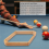 Triple-cornered and Diamond Billiard Rack for Billiard Pool Table 6