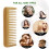 Thick Solid Comb Wide Tooth Comb Portable Styling Massage Hair Comb 6