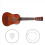 Guitarra acústica de 25 polegadas Basswood com 6 cordas e palhetas 5