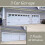 Ferragens decorativas magnéticas para portas de garagem 6x4 polegadas 16 peças 6