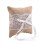 Vintage Rustic Wedding Ring Pillow 6 inch x 6 inch 5
