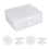 50 Pcs Sewing Machine Bobbins with Case for Singer 5
