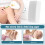 100 Pcs Depilatory Papers Nonwoven Cloth for Face Neck Body 6