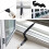 2PCS Door/Window Pass Through Flat Coaxial Cable 50 Ohm SO239 6