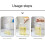 Transparent Laundry Detergent Dispenser Bottle Sealed Tank 6