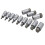12Pcs 1/2 inch Drive Impact Hex Bit Socket Set H5 H6 H7 H8 H10 6