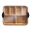 Bamboo Cutting Board with Lid, Black Handles, 11x14 Inch 5