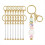 Beadable Keychain Bars Beadable Blanks DIY Bead Bar Keychain Kit B 5