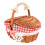 Cesta de vime, cesta de piquenique de vime, cesto de compras e alça 5