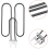 66631 / 65620 Electric Grill Replacement Parts EU Plug 6