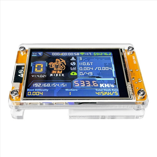 NMMiner NerdMiner V2 530KH/S Hashrate BTC Solo Lottery Miner 2