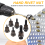 6Pcs Hand Rivet Nut Head Installation Manual for M3 M5 M6 M8 M10 6