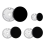 Cooker Hat Set Oven Gas Hob Burner Crown Flame Cap Replacement Kit 6