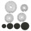 Cooker Hat Set Oven Gas Hob Burner Crown Flame Cap Replacement Kit 5