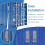 8er-Pack Versandcontainer-Luftventil-Set 6