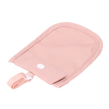 Portafoglio da reggiseno rosa con laccetto, impermeabile 14x10,5 cm