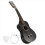 Guitarra de 6 cordas de madeira de balsa, 23 polegadas, 12 trastes, para iniciantes (preta) 5