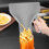 Plastic chipschep, friteschep, laadschep, rechter handvat 6