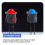 100 pezzi Supporti a clip LED da 5 mm in plastica nera per montaggio su pannello 6