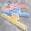 4 Pcs Music Book Note Paper Ruler Sheet Music Spring Clip Holder 5