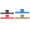 4 Pcs Music Book Note Paper Ruler Sheet Music Spring Clip Holder 6