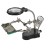 Suporte de mesa de solda com ferramenta digital de vidro de solda com lâmpada LED 5