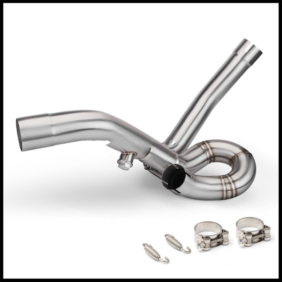 Exhaust Muffler Catalyst Delete Mid Link Pipe Durable Accessories For Aprilia Dorsoduro 750 Smv750 2008-2017 9016109729798