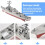 Geleide raketschip-model – statisch speelgoed – cadeau voor kinderen 6