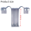 Photovoltaik-Panel-Drainage-Schnalle 40 mm 6