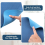 2Pcs Sewing Machine Muffling Mat Pedal Mat Sewing Machine Mat blue 6