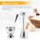 Egg Cracker Topper Set – Soft Hard Boiled Eggs Separator Tool 6