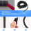 20 Ft Split Wire Conduit Polyethylene Tubing Black 10mm inner diameter 6