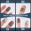 6 Pieces Sewing Thimble Finger Protector,Adjustable Metal Finger 6