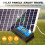 30W 12V Solar Panel Battery Charger+40A Controller for RV Car Boat 6