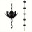Lotus Αλυσίδα Συλλογής Βροχής για Κύπελλα Rain Chain προς τον Σωλήνα Απορροής Ομβρίων 5