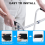 2Pack Walker Handle Cushions Walker Grip Covers Pads Black 6