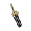 Conector de plugues de 3,5 mm com 5 peças Mini plugue de conector estéreo com trava de parafuso de 3,5 mm 6