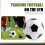 Size 5 Professional Training Soccer Balls PU Leather Black White 6