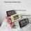 Digital Wall Clock LCD Number Time Temperature Calendar Alarm Silver 6